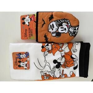 Disney Halloween 3Pack Kitchen Towels a 2Pack Silicone Mini Mits